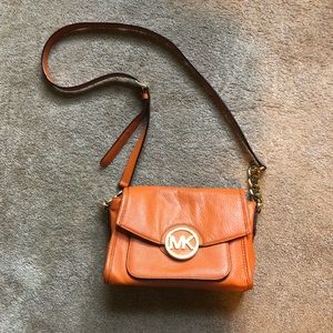 MK Leather Crossbody Bag